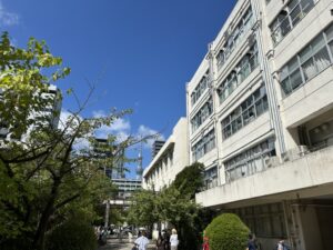 両国高校から望む東京スカイツリー